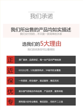 廢氣噴淋塔專(zhuān)用泵1承諾